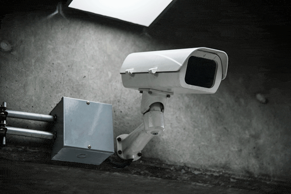 Installation de caméra de surveillance analogique